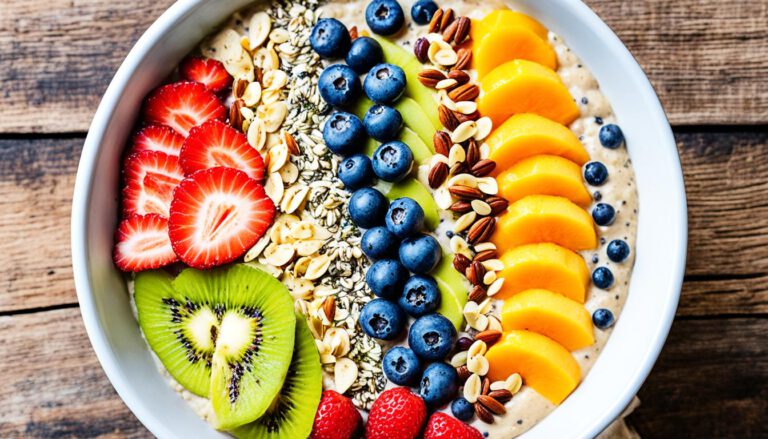 Owsiane Smoothie Bowl z Owocami i Nasionami - Przepis 3 Owsiane Smoothie Bowl z Owocami i Nasionami